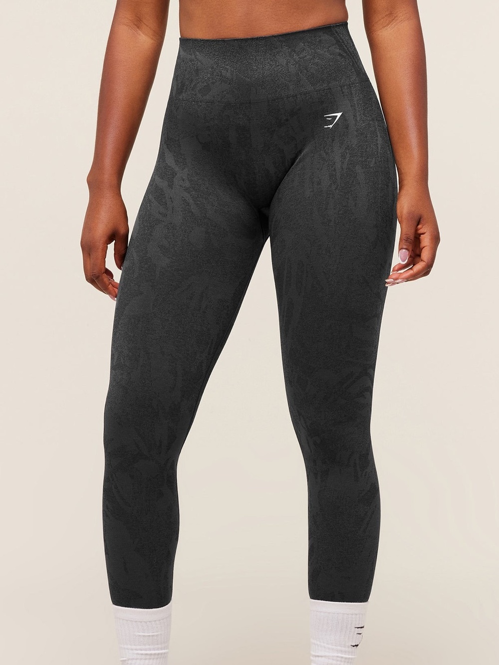 Gymshark asphalt grey/black adapt camo seamless leggings